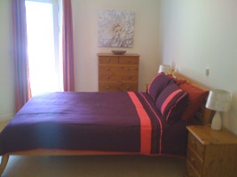 some apartments have king or double beds